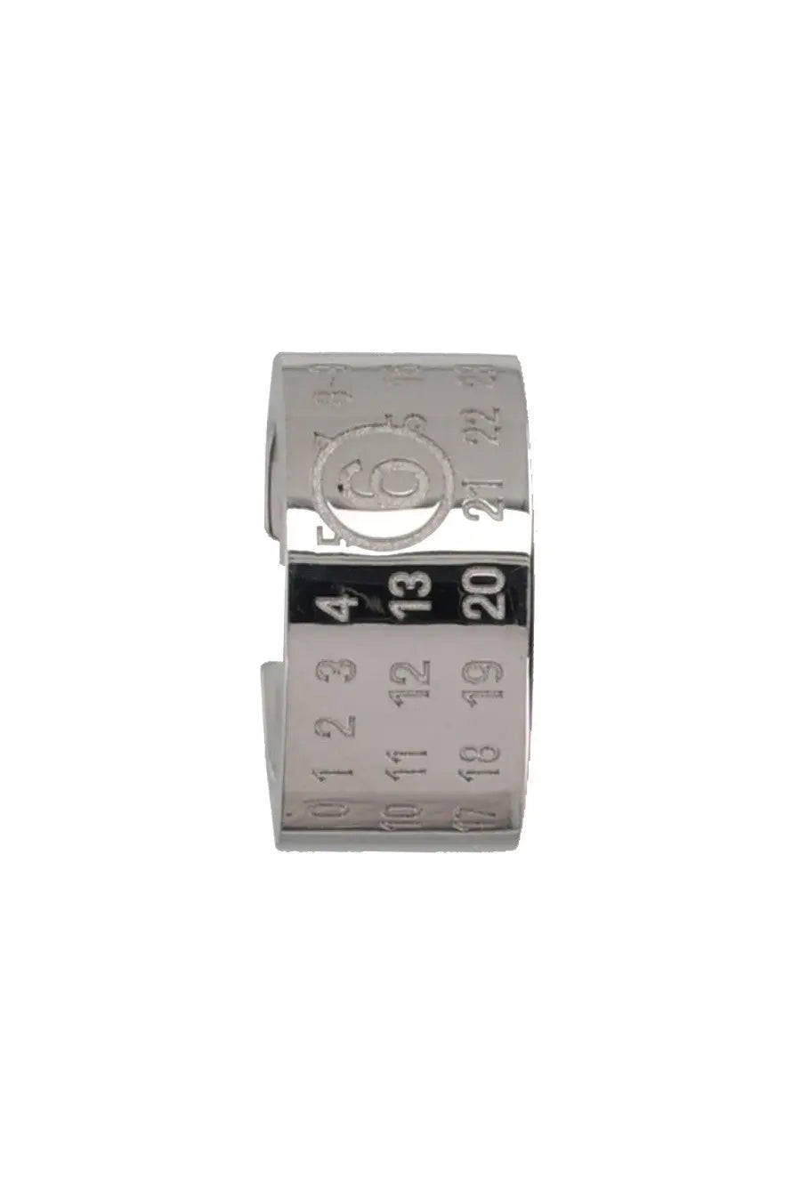 MM6 Maison Margiela Women's Ear Cuff Numeric Silver