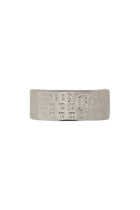 MM6 Maison Margiela Women's Minimal Numeric Band Ring Silver