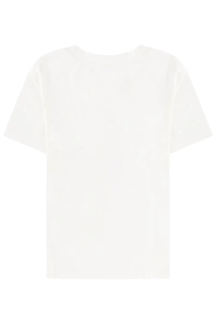 White cotton mm6 maison margiela women’s t-shirt with a simple minimalist design