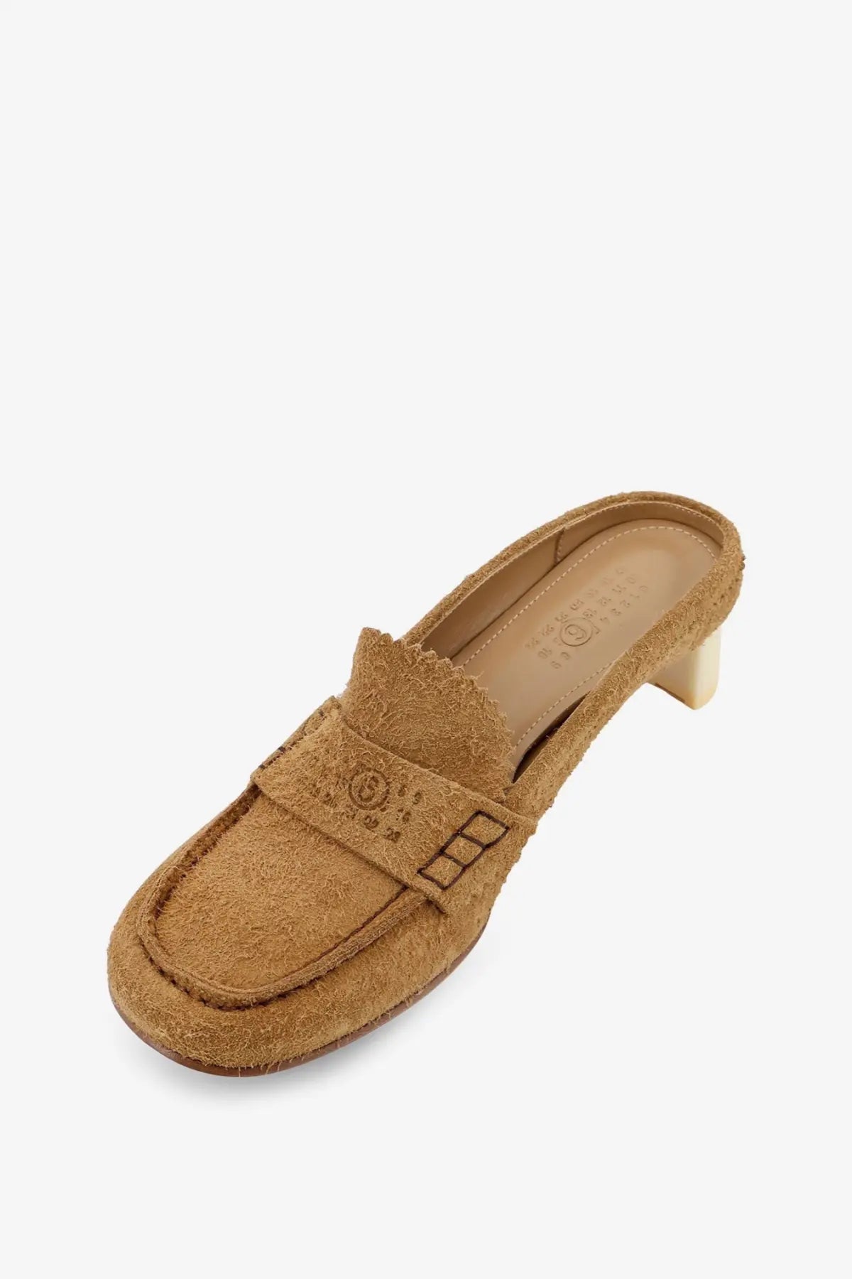 MM6 Maison Margiela Women's Suede Sandals Ermine, view 4