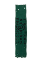 MM6 Maison Margiela Women's Virgin Wool Scarf Green