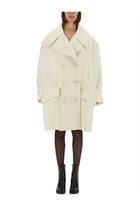 MM6 Maison Margiela Women's Wool Coat White