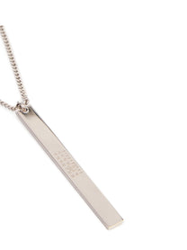 MM6 Maison Margiela Numeric Bar Necklace Silver
