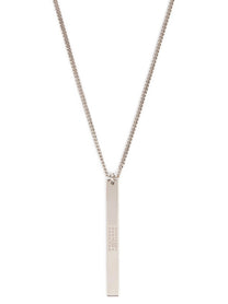 MM6 Maison Margiela Numeric Bar Necklace Silver