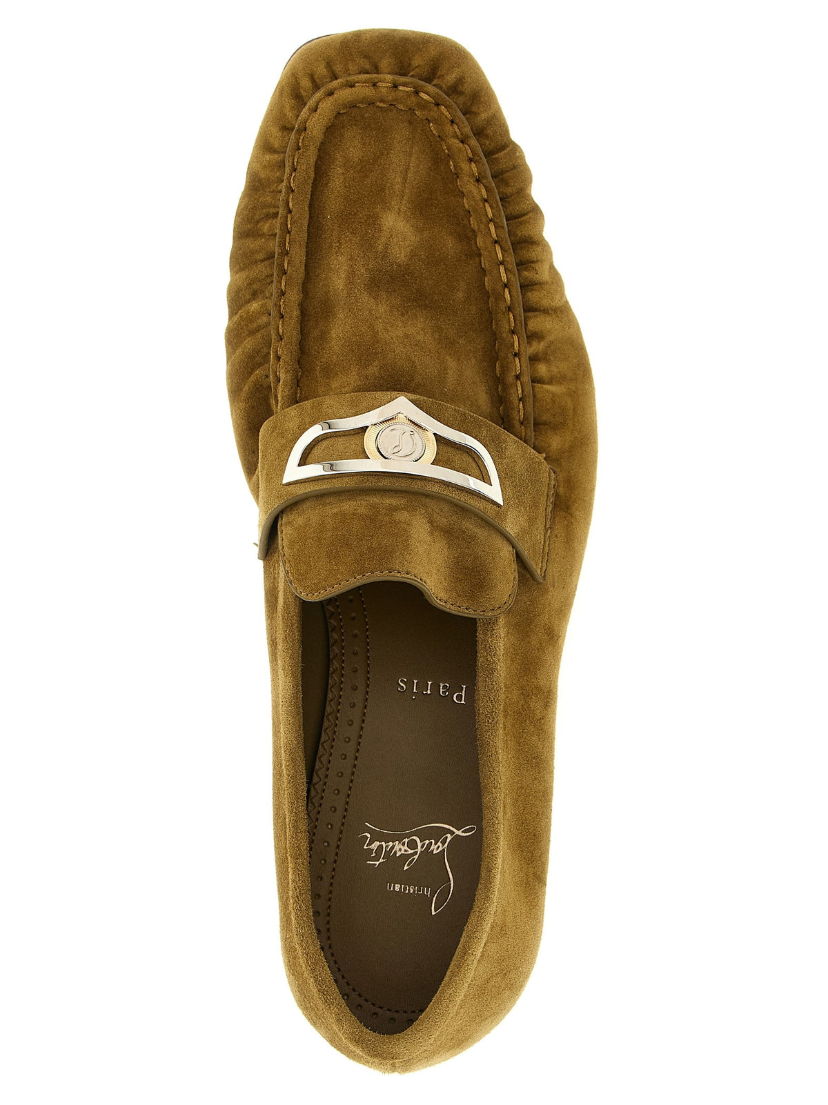 Christian Louboutin Mocallista Loafers Brown, view 4