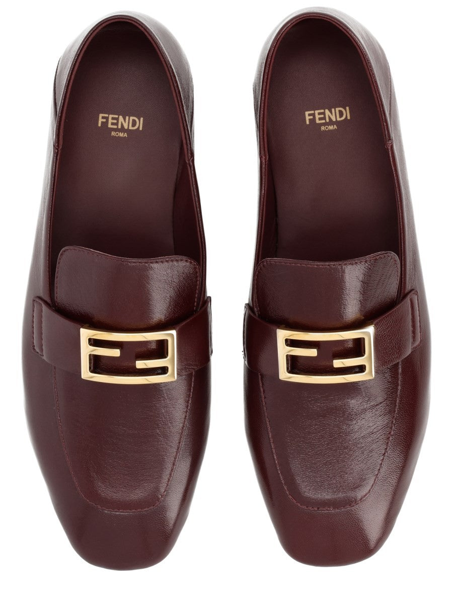 Fendi Women's Mocassino Baguette Red