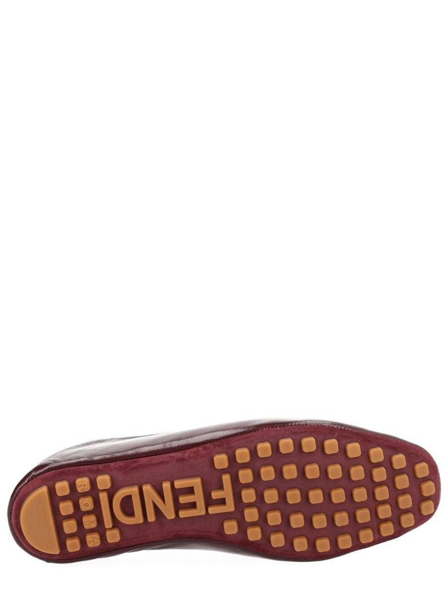 Fendi Women's Mocassino Baguette Red