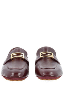 Fendi Women's Mocassino Baguette Red