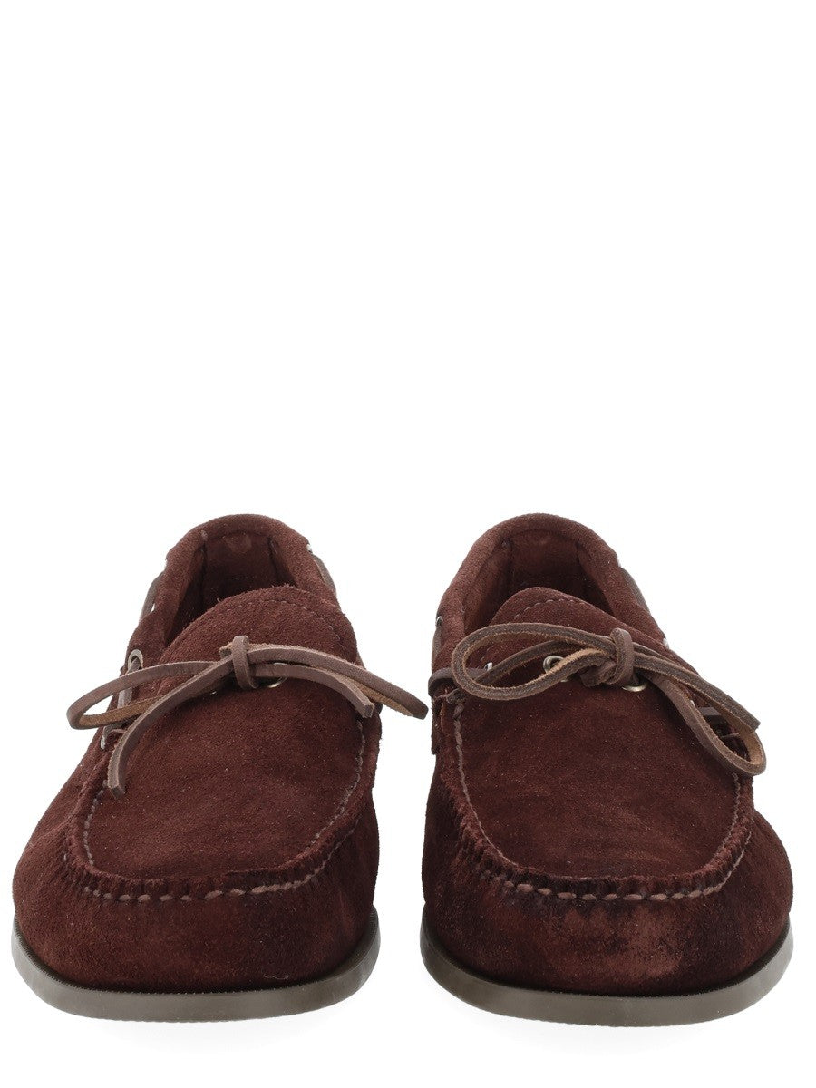 G.H. BASS Men's Mocassino Camp Moc Brown