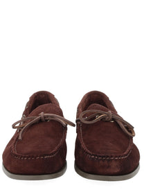 G.H. BASS Men's Mocassino Camp Moc Brown