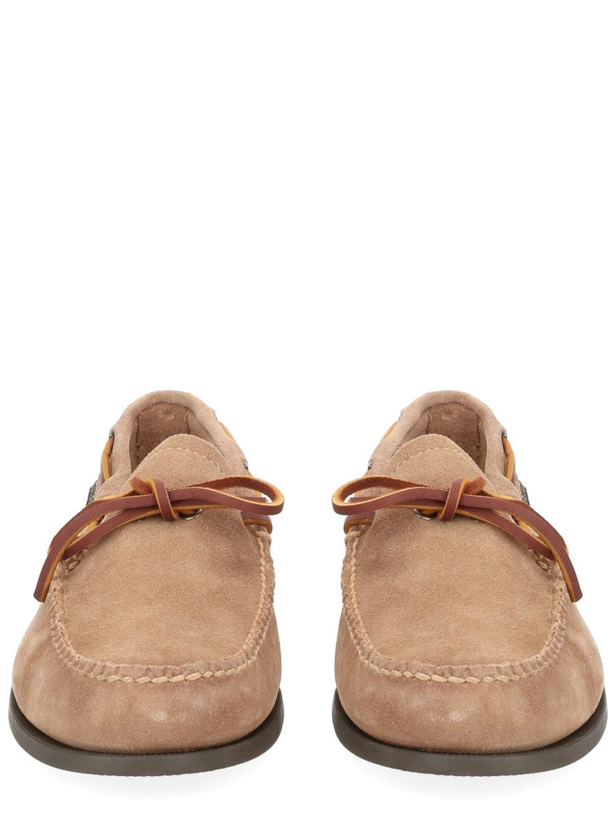 G.H. BASS Men's Mocassino Camp Moc Beige
