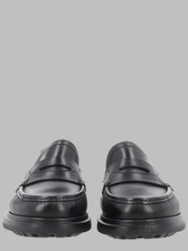 Ferragamo Men's Mocassino Con Fibbia Gancini Black