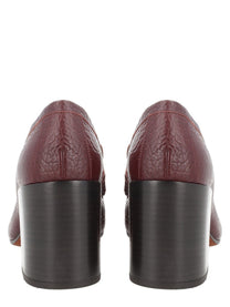 Dries Van Noten Women's Mocassino Con Tacco Red