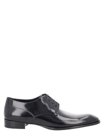 Saint Laurent Men's Mocassino Derby Stanton Black