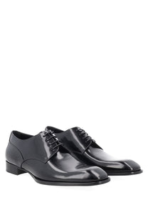 Saint Laurent Men's Mocassino Derby Stanton Black