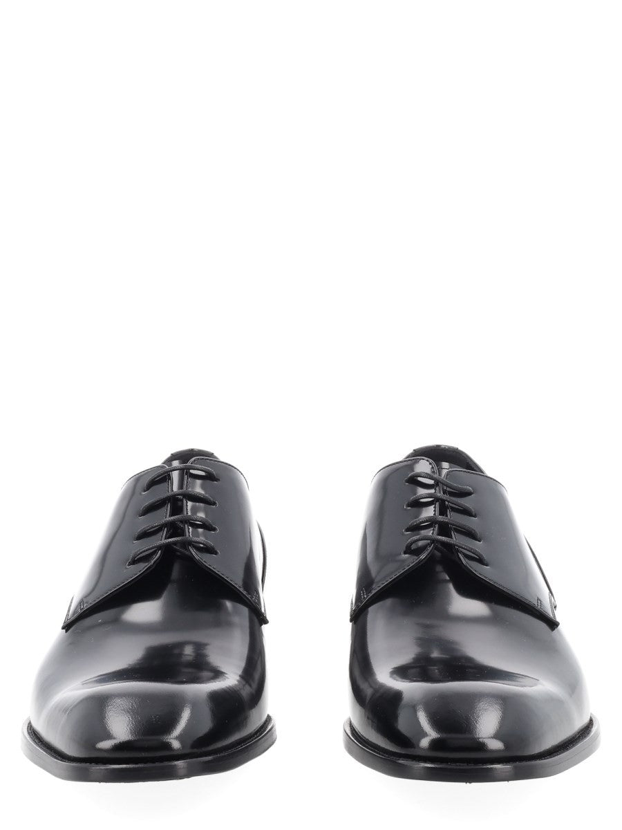 Saint Laurent Men's Mocassino Derby Stanton Black