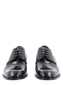 Saint Laurent Men's Mocassino Derby Stanton Black