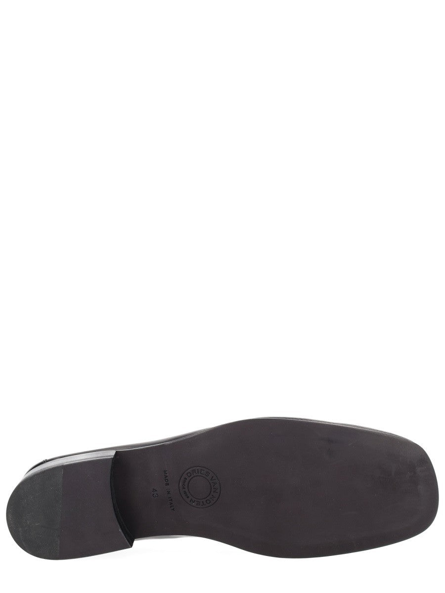 Dries Van Noten Men's Mocassino in Pelle Black