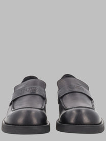 MM6 Maison Margiela Men's Mocassino in Pelle Black
