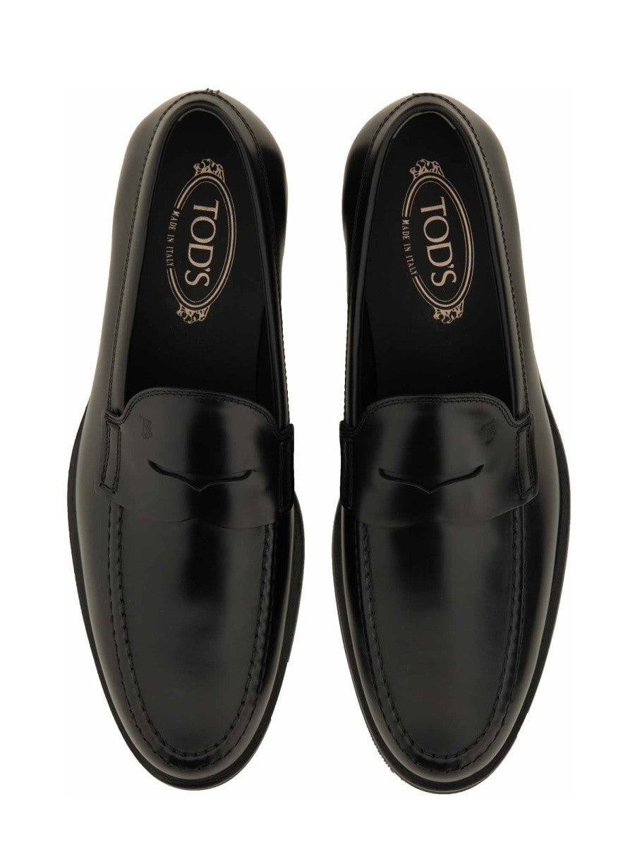 Tod's Men's Leather Loafers Black, view 6