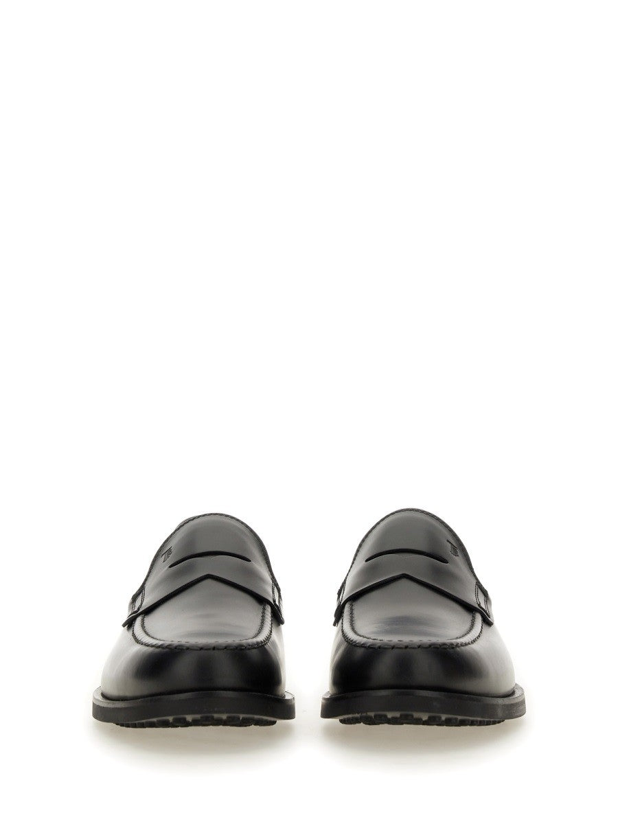 Tod's Men's Leather Loafers Black, view 4