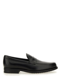 Tod's Men's Leather Loafers Black