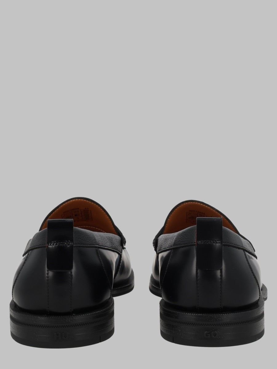 HUGO BOSS Men's Mocassino in Pelle Black