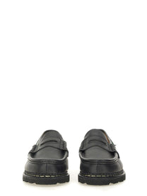 Paraboot Men's Leather Loafers Black, view 3