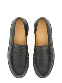 Paraboot Men's Leather Loafers Black, view 5