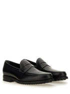 Tod's Men's Leather Loafers Black, view 2