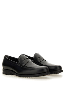 Tod's Men's Leather Loafers Black, view 2