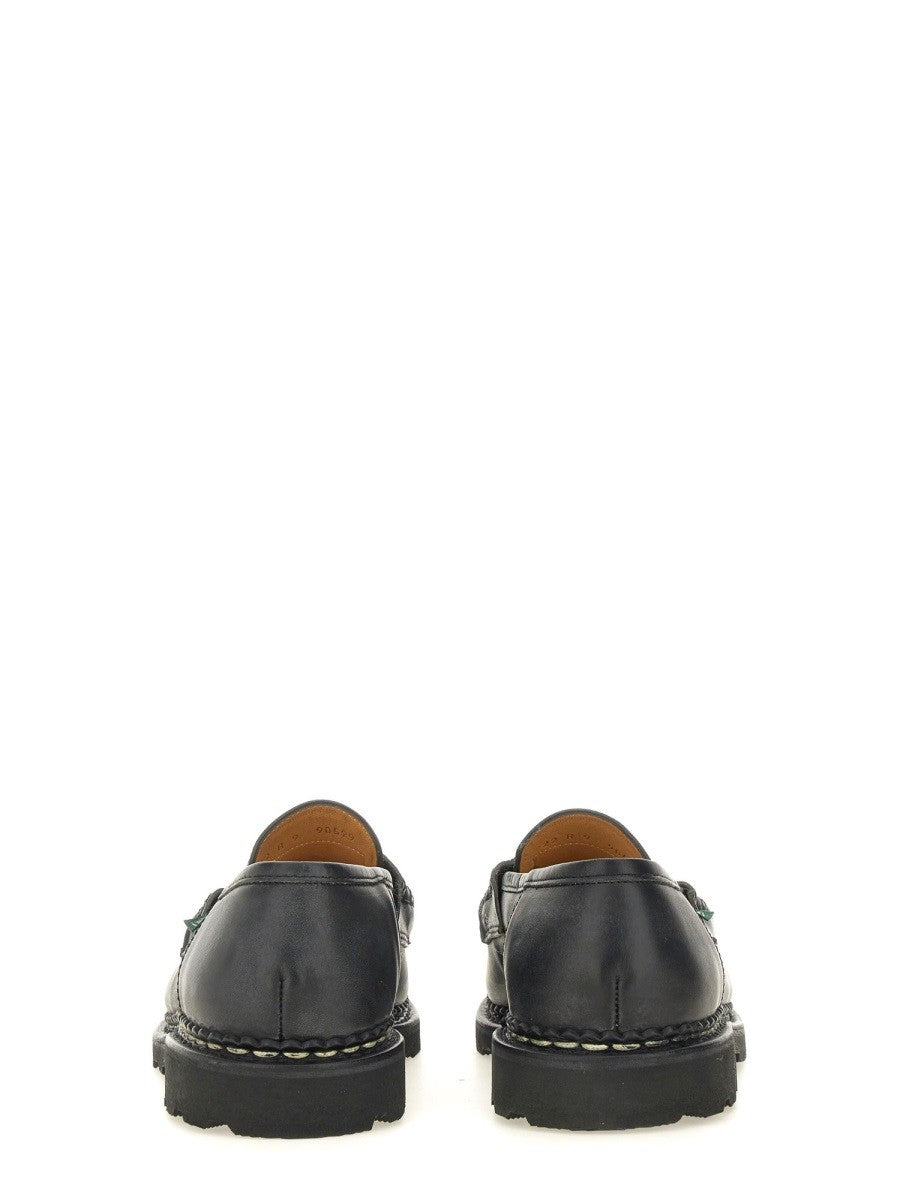 Paraboot Men's Leather Loafers Black, view 4