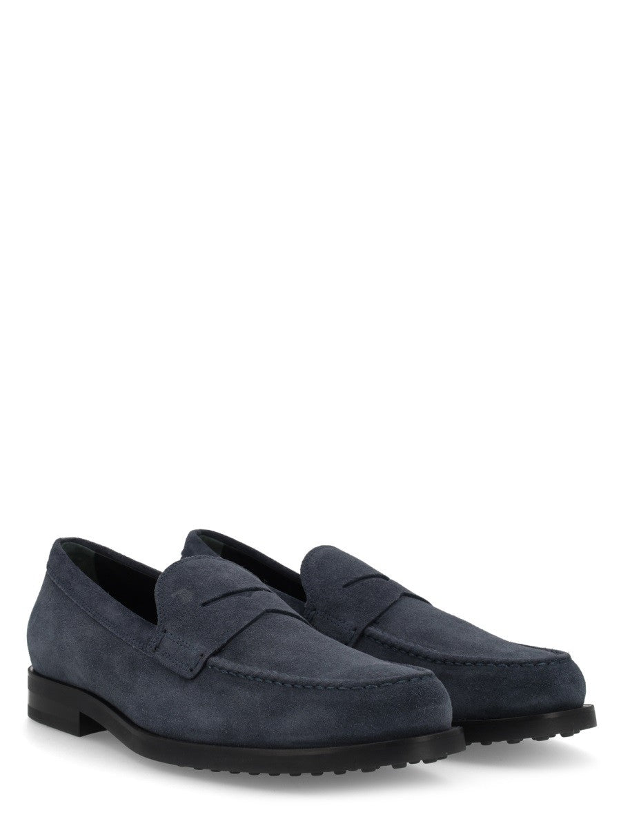 Tod's Men's Mocassino in Suede Brown
