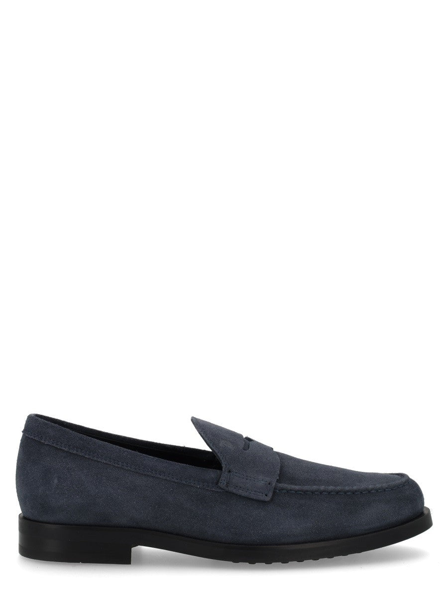 Tod's Men's Mocassino in Suede Brown
