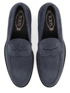 Tod's Men's Suede Loafers Blue, view 8