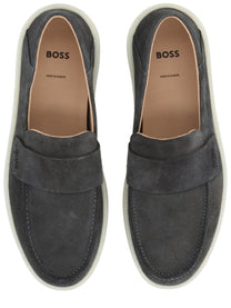 BOSS Men's Mocassino Kieran Grey