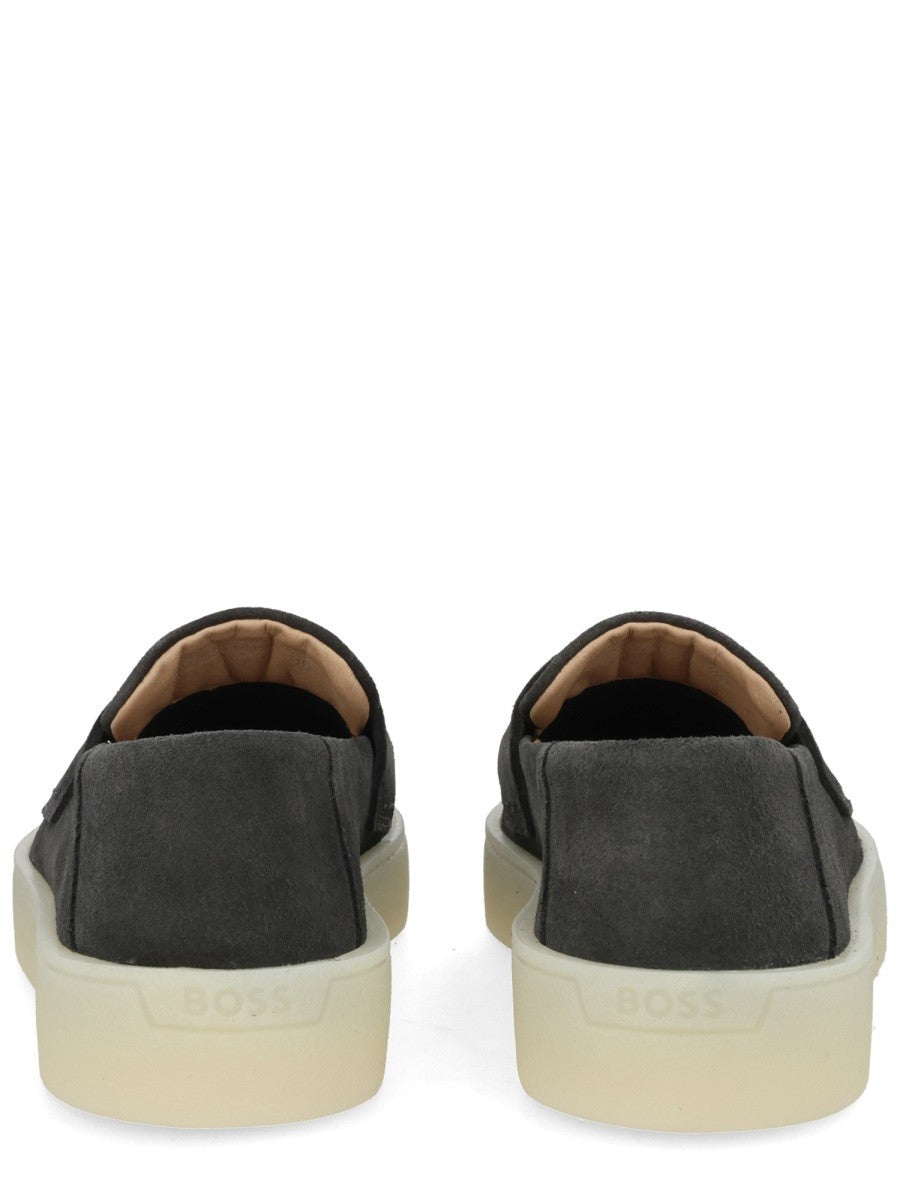 BOSS Men's Mocassino Kieran Grey