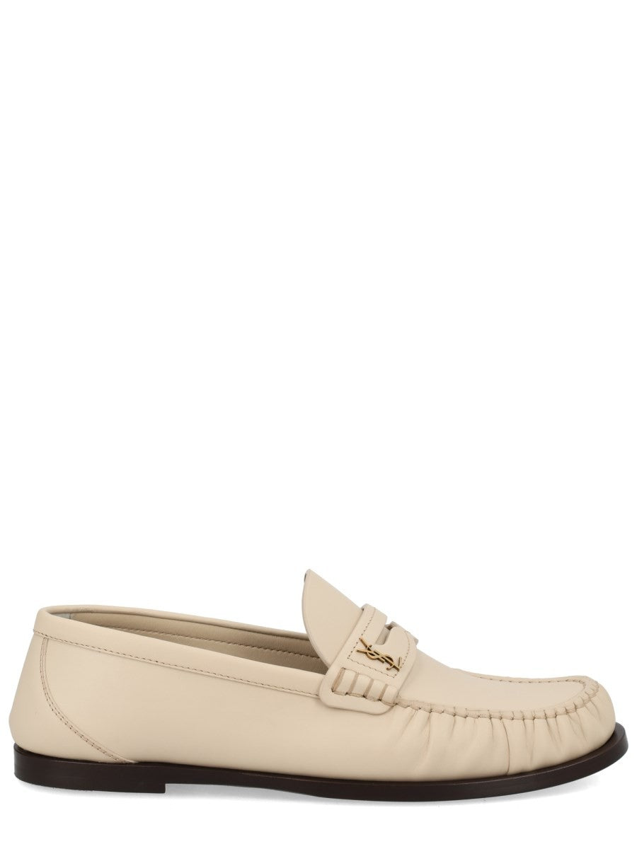 Saint Laurent Women's Mocassino Laurent White