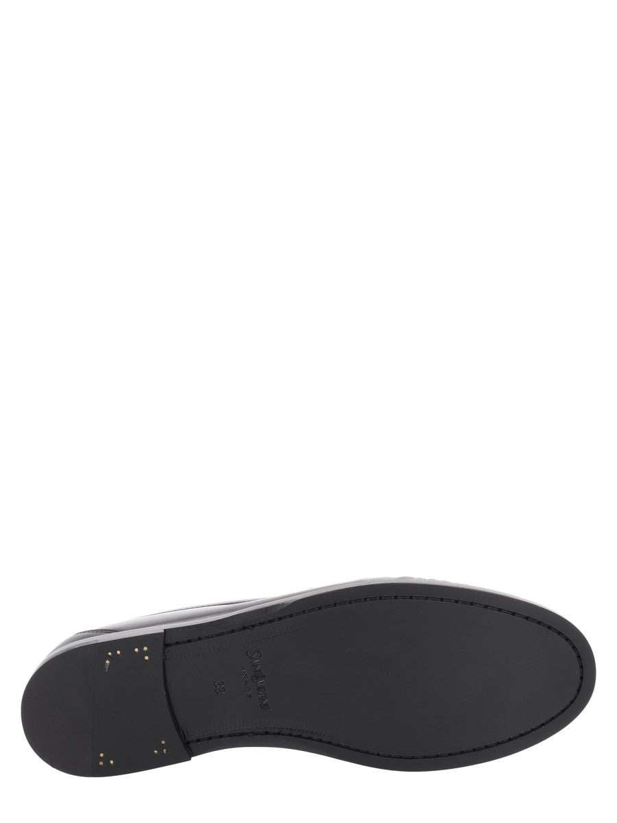 Saint Laurent Women's Laurent Loafers Black, view 6