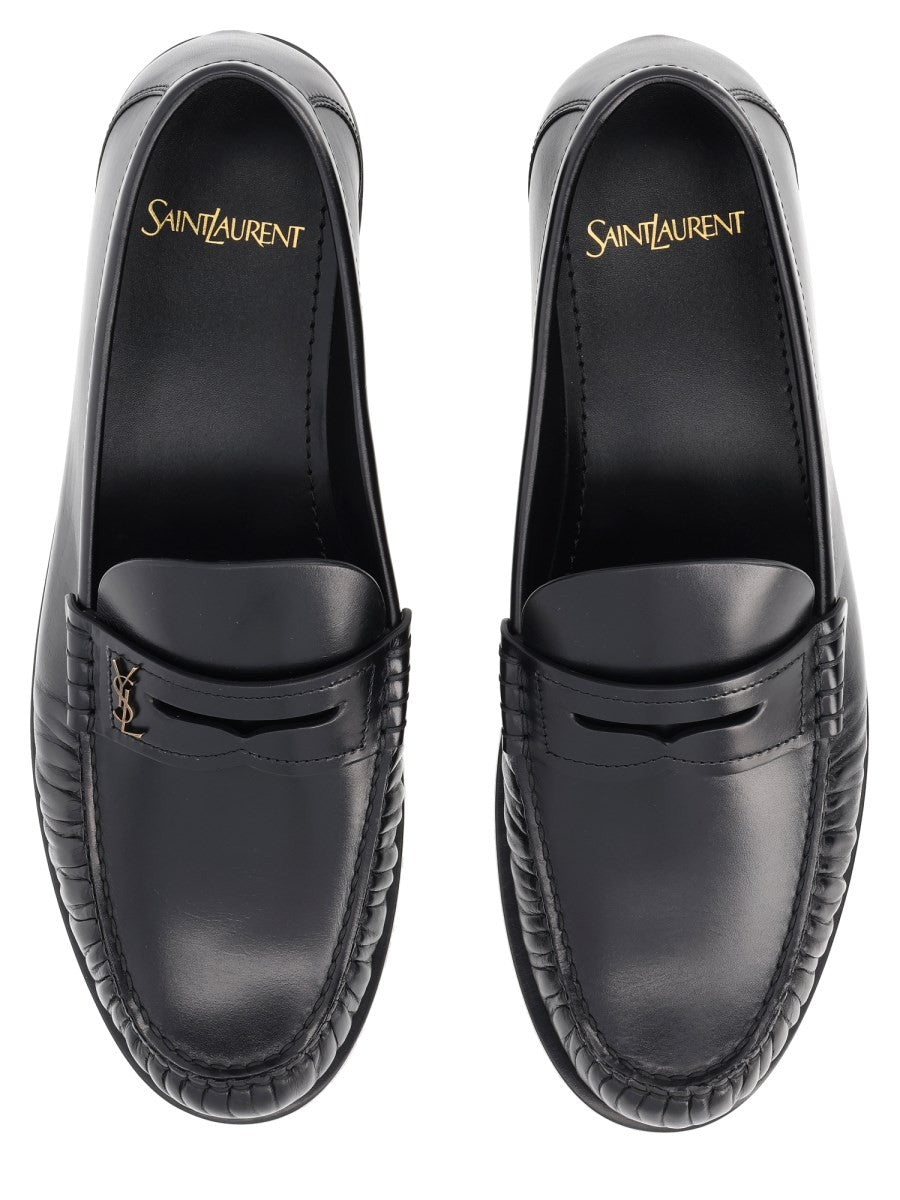 Saint Laurent Women's Laurent Loafers Black, view 5