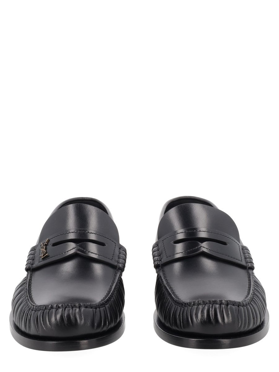 Saint Laurent Women's Laurent Loafers Black, view 3