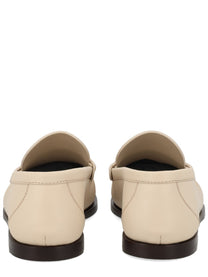 Saint Laurent Women's Mocassino Laurent White