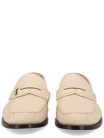 Saint Laurent Women's Mocassino Laurent White