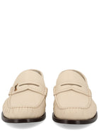 Saint Laurent Women's Laurent Loafers White, view 3