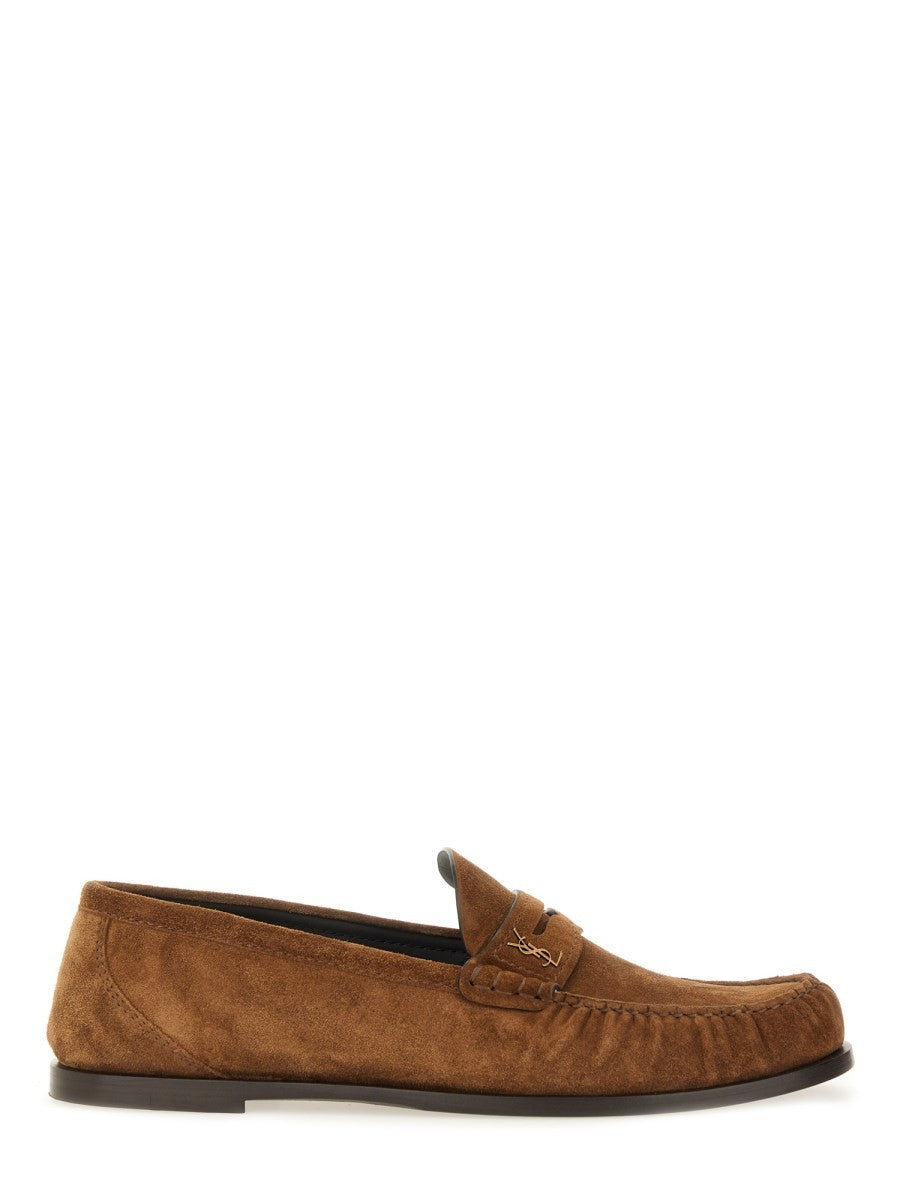 Saint Laurent Men's Laurent Loafers Brown