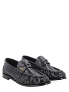 Saint Laurent Women's Le Loafer Cassandre Loafers Black, view 2