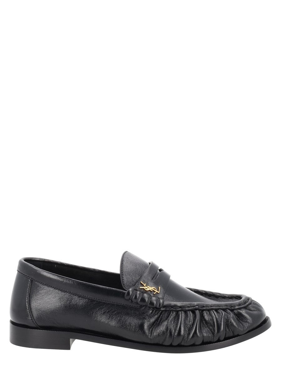 Saint Laurent Women's Le Loafer Cassandre Loafers Black