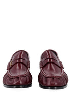 Saint Laurent Women's Le Loafer Cassandre Loafers Red, view 3