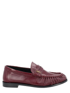Saint Laurent Women's Le Loafer Cassandre Loafers Red