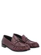 Saint Laurent Men's Le Loafer Cassandre Loafers Red, view 2